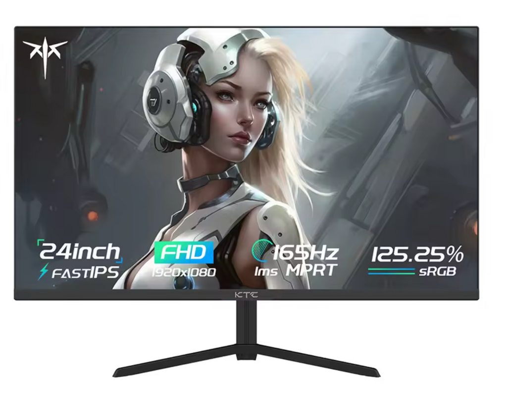 (2025 H24T09P verbesserte Version) KTC H24F8 FHD 23,8" 180Hz Gaming-Monitor mit realistischer Farbwiedergabe 1920*1080 Auflösung